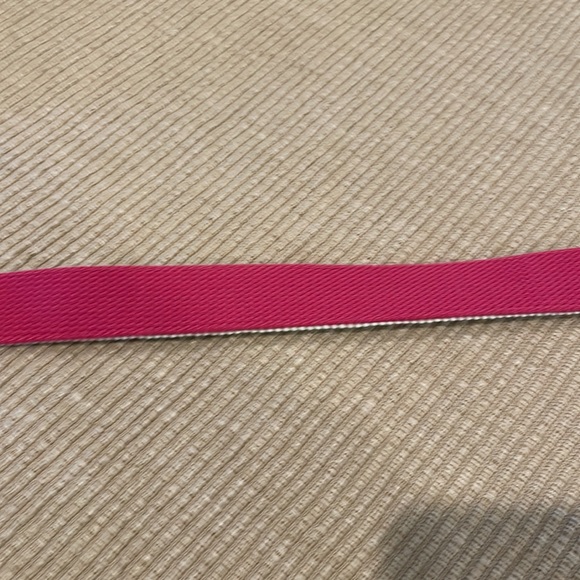 No 27 Men’s Belt Seersucker Green/White inside is Pink Size 36 - Picture 4 of 6